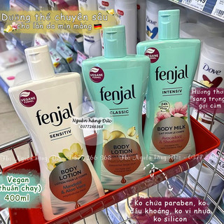 [Có bill] Dưỡng thể Fenjal Đức chuẩn Đức - Nguồn hàng Đức