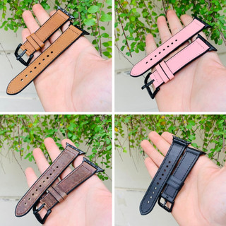 Dây Da phối Cao su dành cho đồng hồ thông minh AWatch