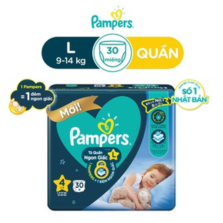 [QT_PAMPERS_OF01] Pampers Quần Ngủ Ngon L30