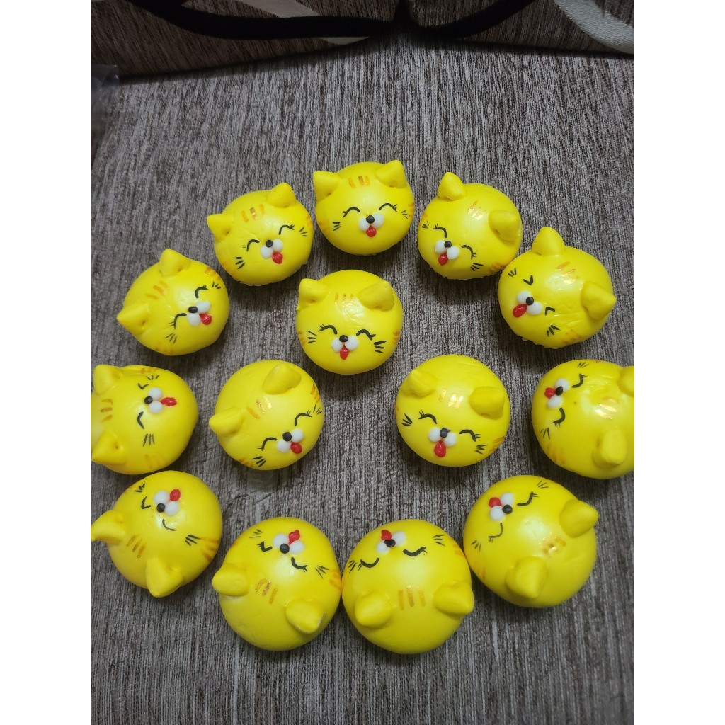 Bánh bao nhân kim sa - tạo hình bé hổ / bé mèo