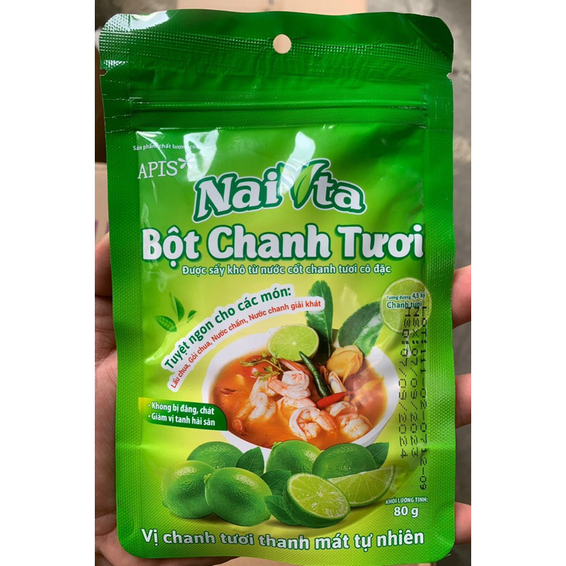 Bột chanh tươi Naivta 80g