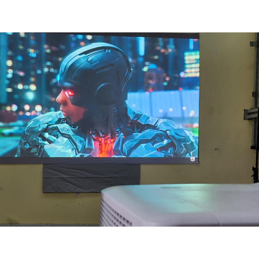 Vải màn chiếu phản quang tăng độ sáng - dán tường dễ sử dụng 60 inch