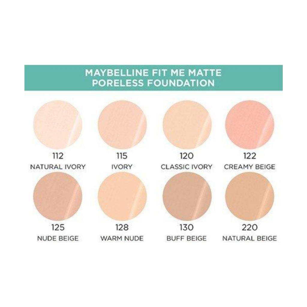 Kem nền Maybelline Fit Me Matte Poreless Foundation 30ml