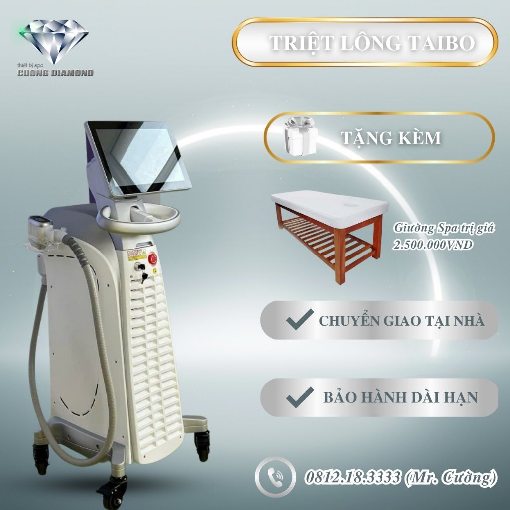 Máy Triệt Lông Diode Laser Taibo Bắc Kinh | Hàng Chính Hãng .