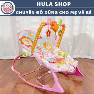 Ghế rung bập bênh cho bé kèm thanh đồ chơi có nhạc Hula Shop