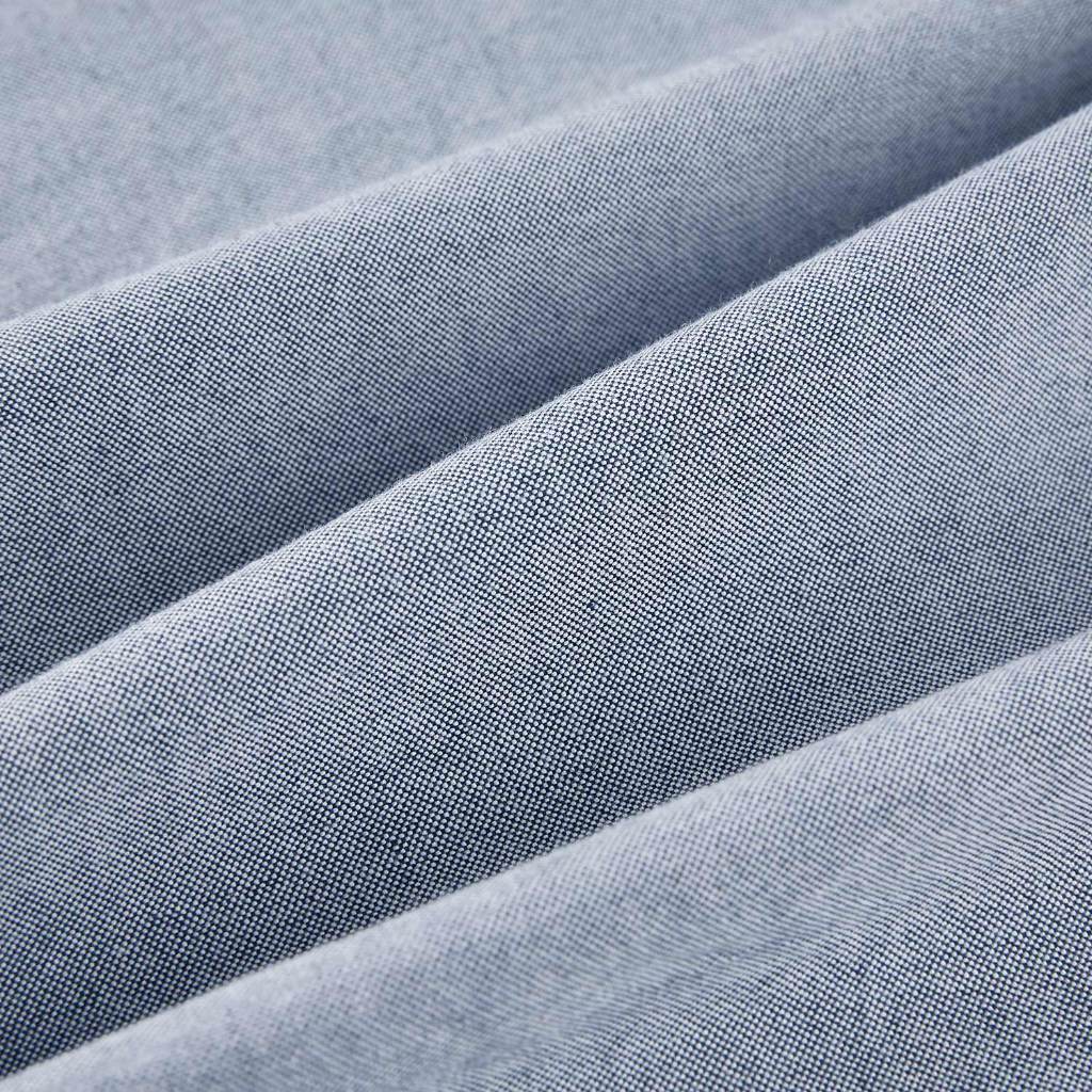 HLA - Áo sơ mi nam dài tay công sở phối chữ 100% cotton Button-down classic long-sleeved 100% cotton Shirt