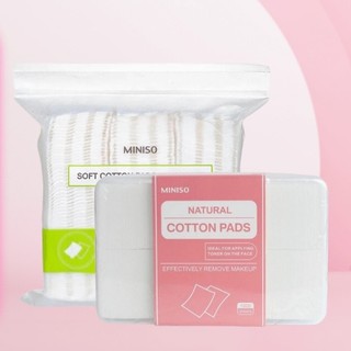 Bông Tẩy Trang MINISO 1000 miếng Pufme 2 công dụng bao zipper ( CHÍNH HÃNG 100%)