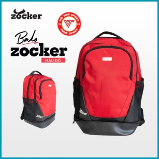Balo zocker thể thao chính hãng 3 màu xanh đen đỏ