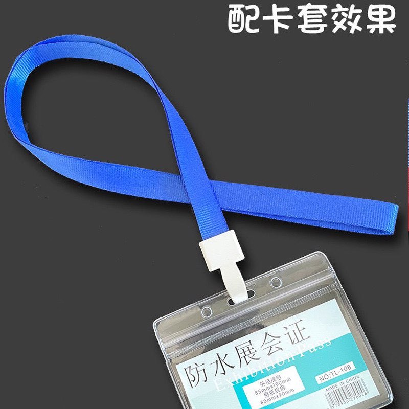 Dây lụa đeo thẻ học sinh, bảng tên sinh viên nhân viên móc nhựa cao cấp cứng cáp nhiều màu size 1cm/1,5cm