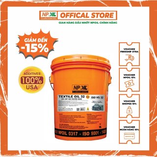 Dầu dệt kim NP White oil 32 xô 18l