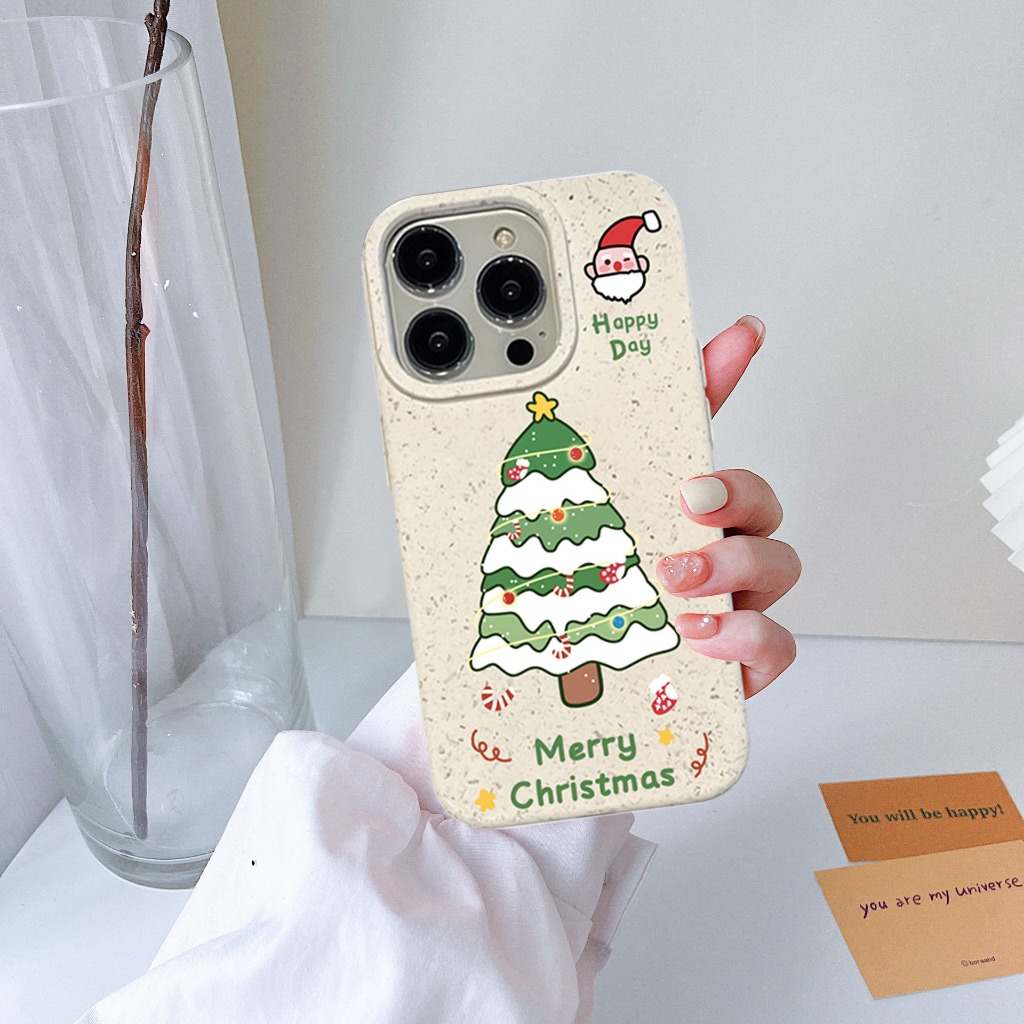Ốp lưng iphone mềm thân thiện môi trường cây noel 6plus/7/8/plus/x/xs/11/12/13/14/15/pro/max/plus/promax- SALE HOT X5-17