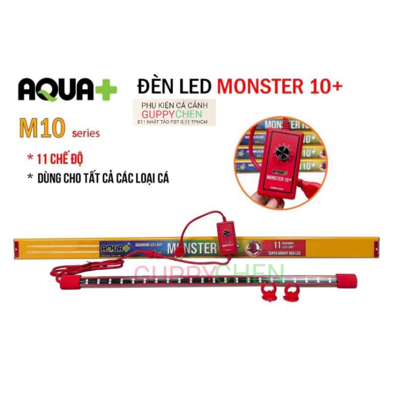 Đèn Led 11 Chế Độ Màu MONSTER M10 - Dành Cho Tất Cả Cá Cảnh