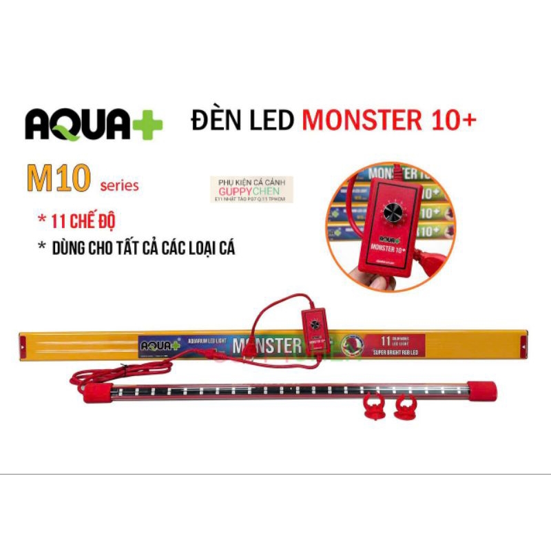 Đèn Led 11 Chế Độ Màu MONSTER M10 - Dành Cho Tất Cả Cá Cảnh