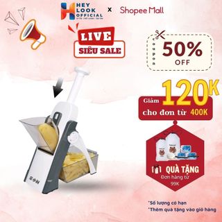 Dụng Cụ Thái Rau Củ Quả GodWell Đa Chức Năng Với 4 Lưỡi Dao Đơn, Sắc Bén, Tiện Lợi, An Toàn, Dễ Sử Dụng- D4L