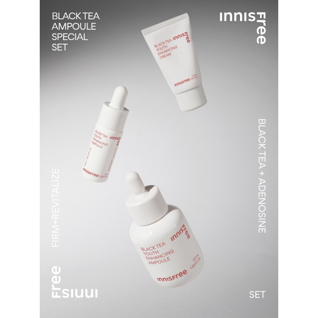 Set dưỡng da Trà đen Innisfree Black tea set