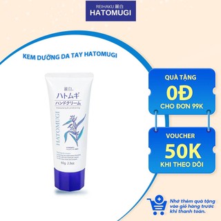  Kem dưỡng da tay làm mềm da Hạt Ý Dĩ Reihaku Hatomugi Hand Cream Nhật Bản dưỡng sáng da 65g 
