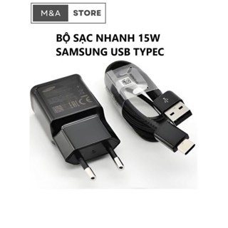 Bộ Cục Củ Sạc Nhanh SS 15W và Dây Cáp Sạc Micro USB/Type C Cho S8, S9, S10, Note 8, Note 9, J5, J7 A50