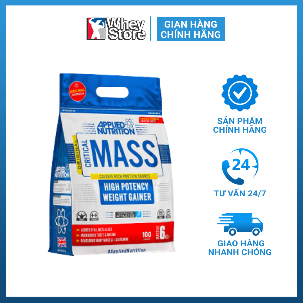 Sữa Tăng Cân Applied Critical Mass Original 6kg Chính Hãng