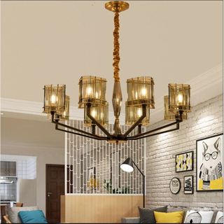 Đèn chùm thả MIFER hiện đại trang trí nhà cửa sang trọng - kèm bóng LED chuyên dụng.