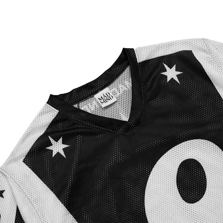 Áo Jersey Ngắn Tay In Toàn Thân 8 Jersey Madmind - Màu Đen