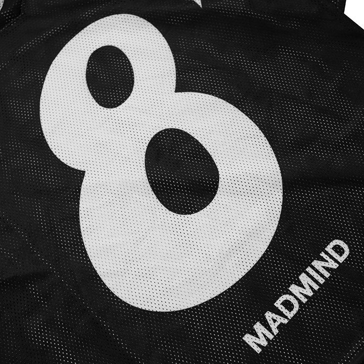 Áo Jersey Ngắn Tay In Toàn Thân 8 Jersey Madmind - Màu Đen