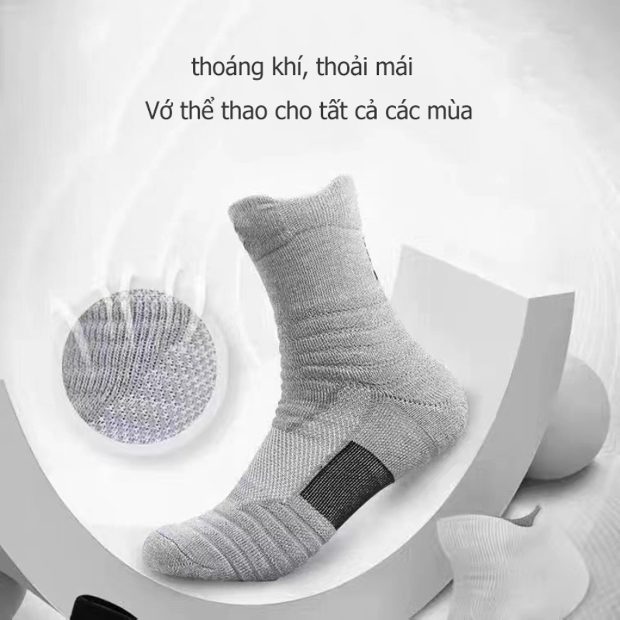 Tất thể thao đá bóng sport 8,Vớ thể thao chống trơn trượt ôm chân, dệt kim cotton, Vớ đá banh nam thể thao thời trang