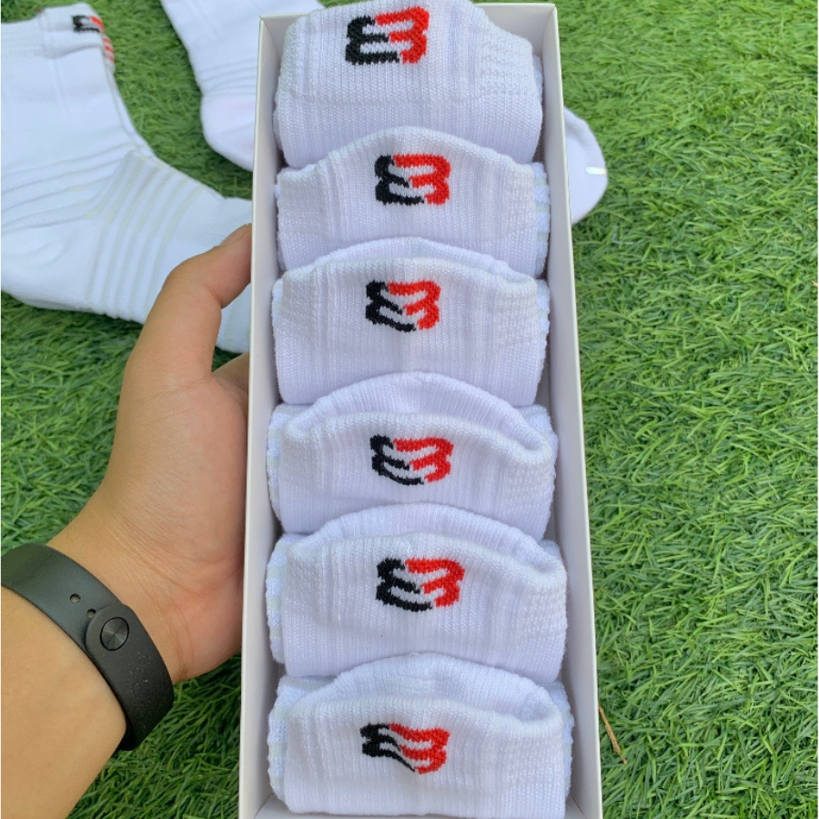 Tất thể thao đá bóng sport 8,Vớ thể thao chống trơn trượt ôm chân, dệt kim cotton, Vớ đá banh nam thể thao thời trang