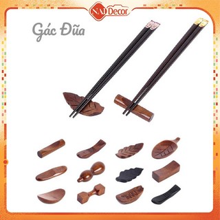 Gác Đũa Bằng Gỗ Nai Decor Cao Cấp dùng cho Gia Đình, Nhà Hàng, Quán Ăn, Phụ kiện chụp ảnh, Chụp Food