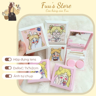 Hộp đựng lens kính áp tròng Thủy Thủ Mặt Trăng (Sailor Moon) mẫu 2