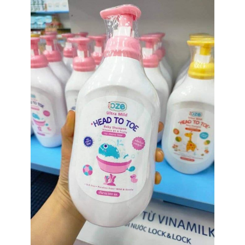 Sữa tắm gội toàn thân cho bé HEAD TO TOE