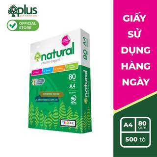 Ream Giấy Photo IK Natural A4 định lượng 80gsm -Giấy photo, giấy in văn phòng
