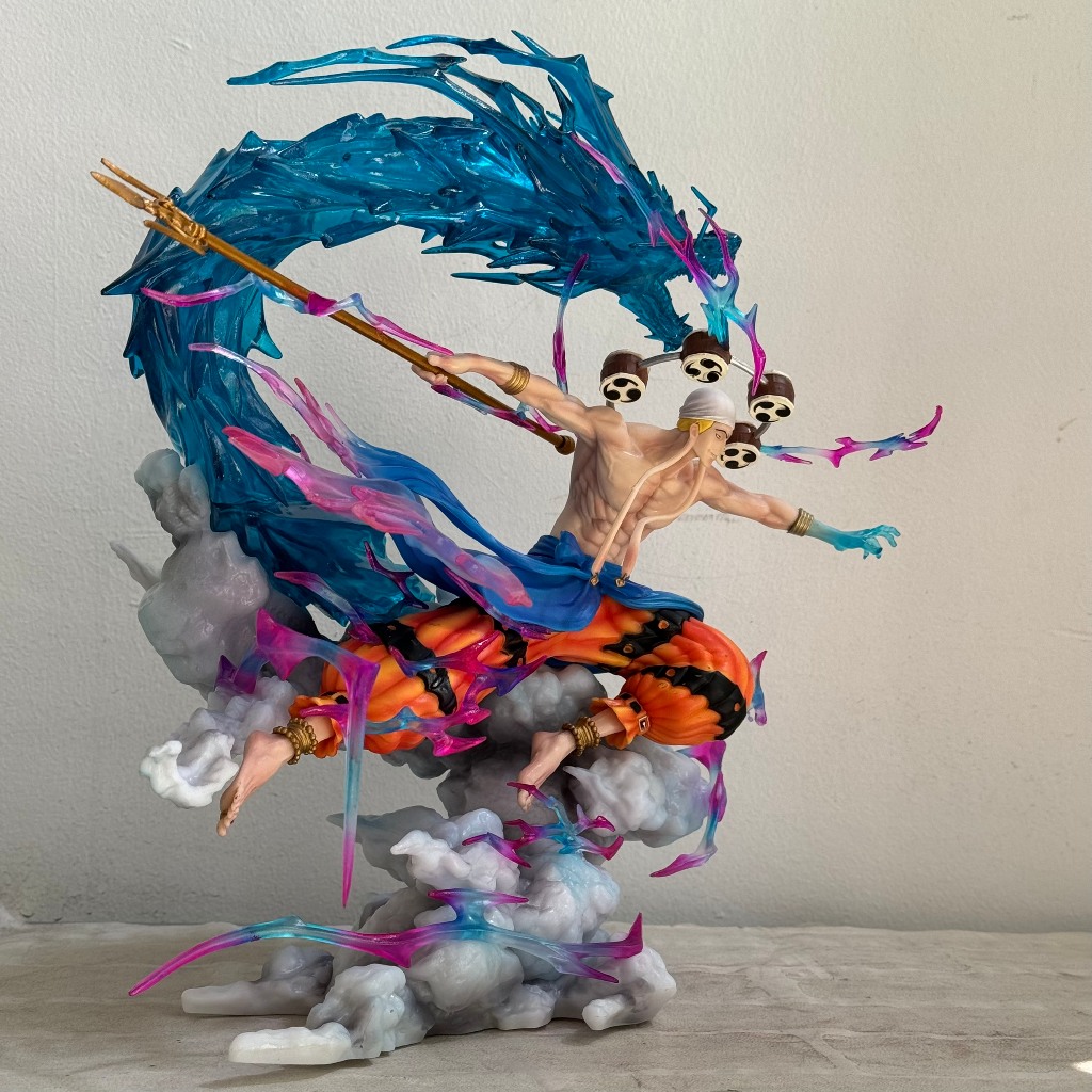 Mô hình thần sấm Enel cao 32CM có đèn LED cực đẹp - Mô hình thần sấm Enel Evil studioF1 one piece - one piece