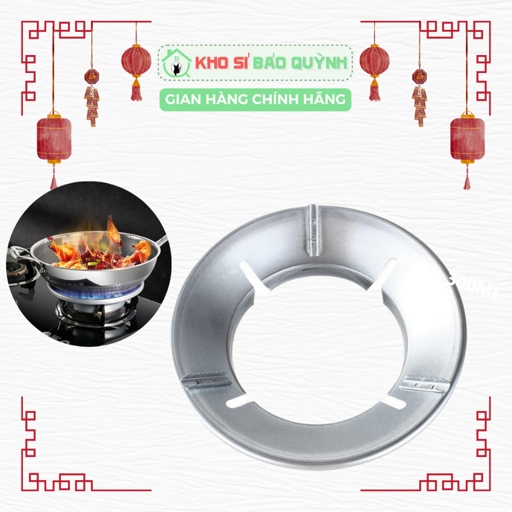 Combo 2 Kiềng Chắn Gió Tiện Lợi Các Loại Bếp, Chống Tỏa Nhiệt, Tiết Kiệm Gas Tối Đa - Nấu Đồ Ăn Nhanh - Hàng Chính Hãng