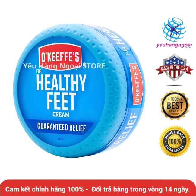 Kem dưỡng nứt gót chân O’Keeffe’s Company Healthy Feet của Mỹ.