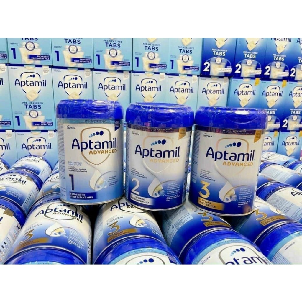 Sữa Aptamil Anh số 1.2.3.4 / Aptamil Lactose free - 900g - date 2023