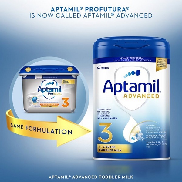 Sữa Aptamil Anh số 1.2.3.4 / Aptamil Lactose free - 900g - date 2023