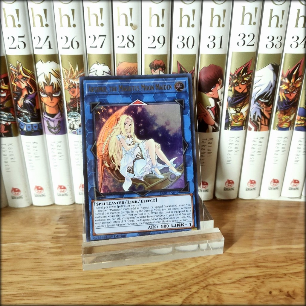 Thẻ bài Yugioh Chính Hãng Artemis, the Magistus Moon Maiden
