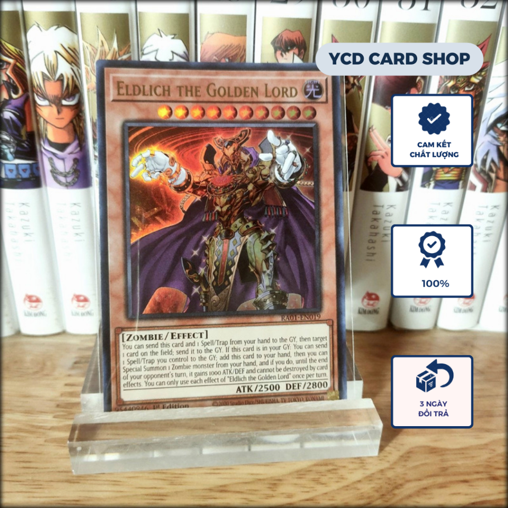 Thẻ bài Yugioh Chính Hãng Eldlich the Golden Lord