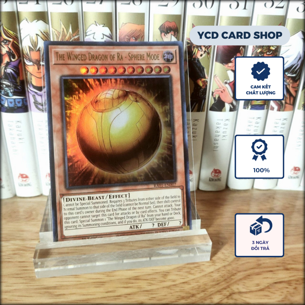 Thẻ bài Yugioh Chính Hãng The Winged Dragon of Ra – Sphere Mode