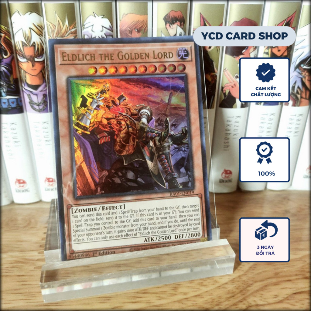 Thẻ bài Yugioh Chính Hãng Eldlich the Golden Lord