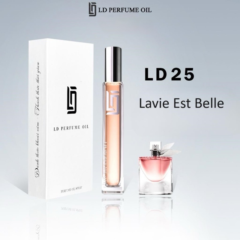 Tinh Dầu Nước Hoa Pháp L.ANCOME LA.VIE EST B.ELLE 12ml LD PERFUME OIL Dạng Xịt Mùi Ngọt Ngào LD25