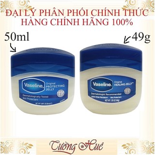 Sáp vaseline 100% pure petroleum jelly original - 49g/50ml.