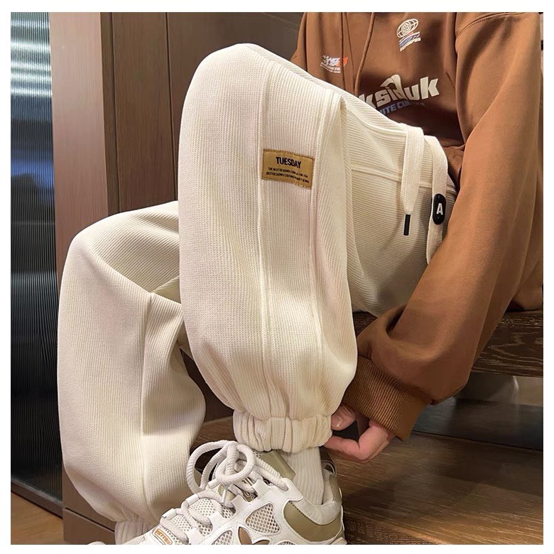 Quần Nhung Tăm Ống Rộng  Nam Nữ TUESDAY Unisex - Quần Dài Cạp Chun Eo Vải Co Dãn Dày Dặn Ullzang NT2