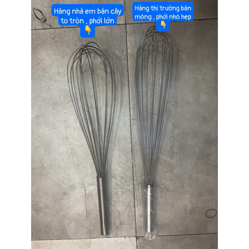 Cây đánh trứng siêu to - dài 5 tấc