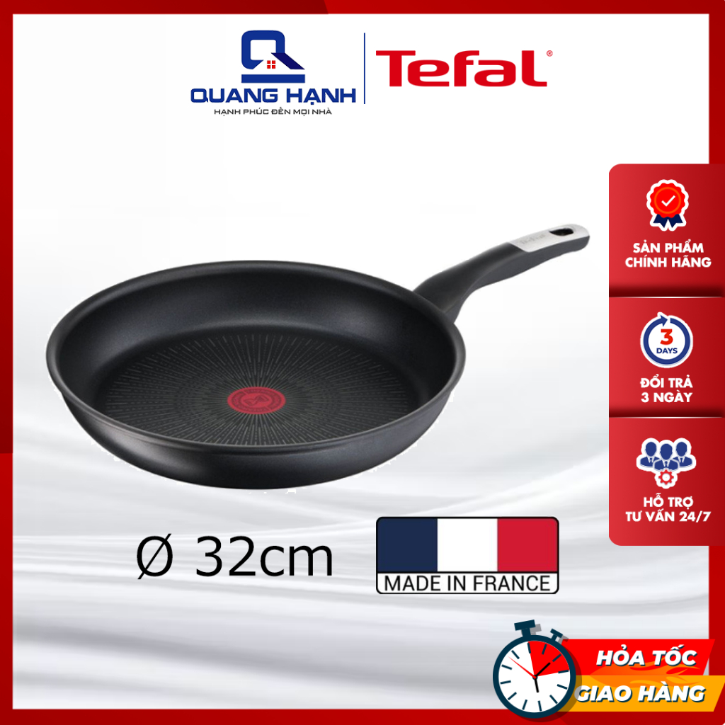 Chảo Tefal Unlimited 32cm [Sản xuất tại Pháp, Có xước nhẹ]