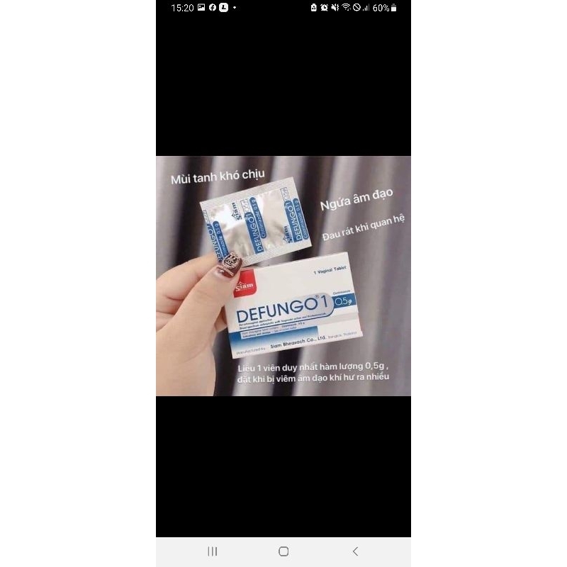 Hộp 1 viên vệ sinh