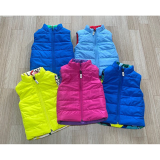 00306 Áo ghile nữ CHIPBONG áo phao ghile bé gái dòng nhỡ đại mặc hai mặt hàng dư màu sắc nổi bật cá tính