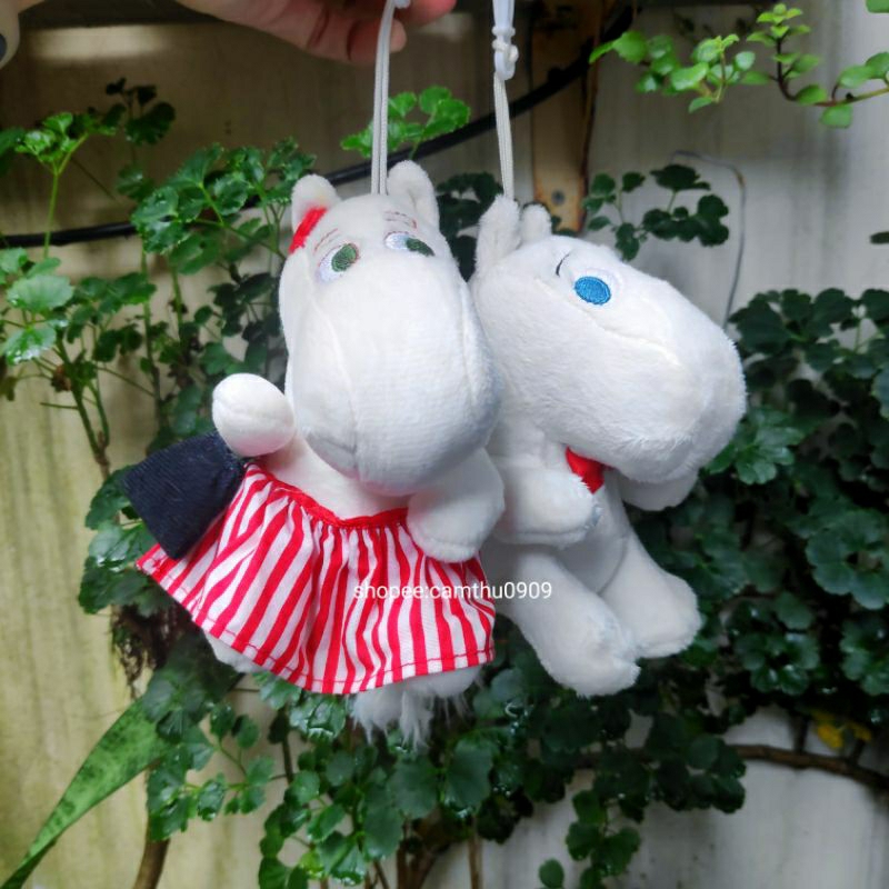 Móc khoá gấu bông hà mã momin đáng yêu nhiều mẫu chọn lựa