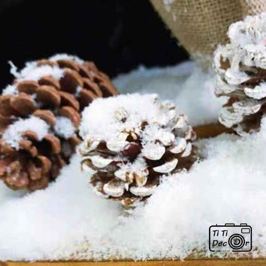 Tuyết Nhân Tạo, Tuyết Giả TiTi Decor Dùng Trang Trí Noel, Decor Chụp Ảnh, Tiểu Cảnh