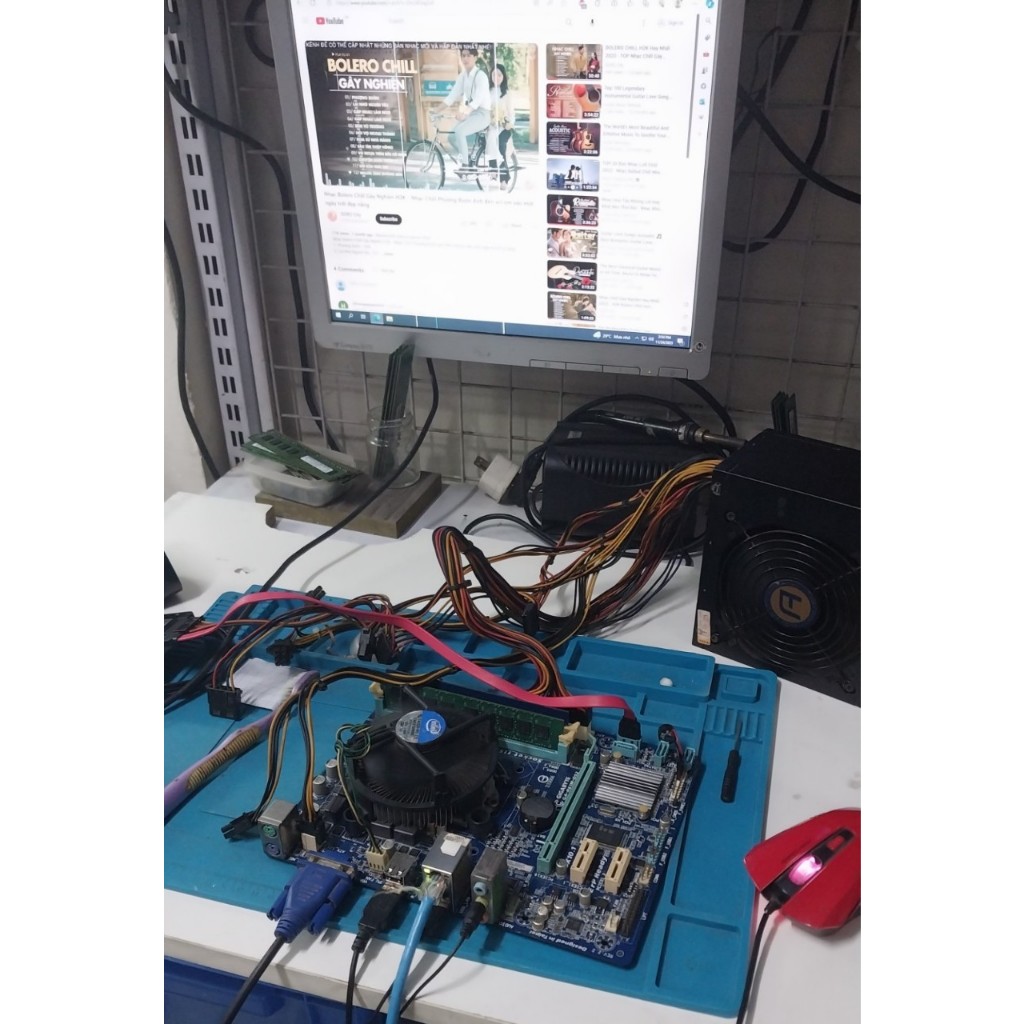 Main giga h61 fe đầy đủ